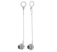 PERSELOSO 2 Piezas Tapa Seguro para Metálica con M8 Conector Circular Protectora Mecanismo de Bloqueo Fácil Instalación y Certificación Ip67 en Cableado Exterior y Paneles de Control