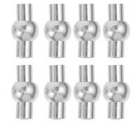 PERSELOSO 20 Cierres Magnéticos para Joyería Diy, Accesorios para Pulseras y Collares, Conector de 3 Mm en Blanco K, Ideales para Manualidades y Fabricación de Bisutería