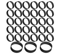 PERSELOSO 200 gomas elásticas de silicona para cables - Organizador de cables de datos, bandas elásticas para la gestión de - Anillos organizadores de de 0,47'' para uso en el hogar y la