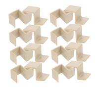 PERSELOSO 20piezas Soporte Para Piernas De Cama y Kit De Montaje Para Estructura De Cama Con Soporte De Base Para Cuna y Ganchos De Plástico Para Accesorios