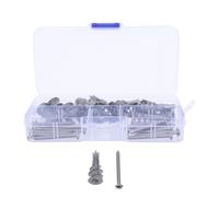 PERSELOSO 30 Juegos Juego de Anclajes para Paneles de Yeso y Ladrillo de Aleación de Zinc con Tornillos Autorroscantes M13x32 y M4.2x35 para Montaje Manual sin Adhesivo