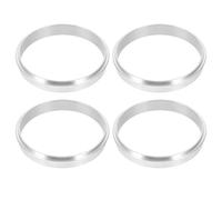 PERSELOSO 4 Anillos Adaptadores de Aluminio para Selladora de Vasos de Borde Alto, Precisión para Tazas Plásticas Papel en Entornos Comerciales