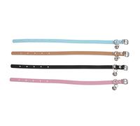 PERSELOSO 4 Collares de Seguridad para Gatos: Bonito Collar con Cascabel para Gatitos, 31,5 x 1,0 x 0,2 cm, Hebilla de Seguridad para Perros y niñas. Suministros, Accesorios y artículos para