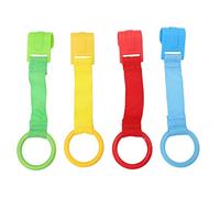 PERSELOSO 4 piezas Anillo de para Cuna de Niña de Anillo de Aprendizaje para Vibrantes y Material Seguro para el Desarrollo Infantil