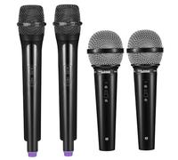 PERSELOSO 4piezas Micrófono De Juguete para Accesorios rol Microfonos De Plástico para Fiesta y Actuaciones Fomento Confianza Escenarios Públicos