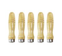 PERSELOSO 5 Mangos de Madera Empuñadura Cómoda y Mejor Control para Lima y Herramienta de Corte Paquete de 5 Piezas para Limas Metálicas y Escofinas de Madera