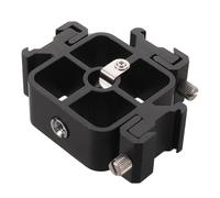 PERSELOSO Adaptador de Montaje de Zapata Caliente Tres Interfaces, Aleación Duradera y Soporte Versátil para Micrófono y Equipo Fotográfico en Grabación de Video