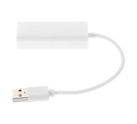 PERSELOSO Adaptador de Red Ethernet USB 10/100mbps para Portátil y Pc, Alta Velocidad, sin Necesidad de Alimentación Externa, Carcasa Abs Conector Rj-45
