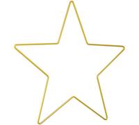 PERSELOSO Adorno de Pared Dorado Colgante en Forma de Pentagrama de Metal Resistente y Seguro para Decoración Navideña Adecuado para Árbol de Navidad y Hogar