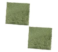 PERSELOSO Alfombras de Musgo Césped Artificial Hidratante de Algodón Verde para Reptiles y Anfibios 2 Piezas, Adecuado para Terrarios y