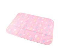 PERSELOSO Almohadilla De Gasa Impermeable Para Cambiador Protector De De Tela Para Bebés Almohadilla Para Cama Infantil Color Rosa