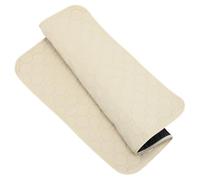 PERSELOSO Almohadilla Protectora del Asiento Beige, Cojín Absorbente de Fibra de Poliéster, Antideslizante y Reutilizable para Coche, Sofá y Silla, Accesorio Automotor para Verano