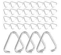 PERSELOSO Anillos de Salto Triangulares en Color Plata 100 de Hierro Resistentes Deformación, Versátiles y Modernos para Manualidades, Joyería y Llaveros