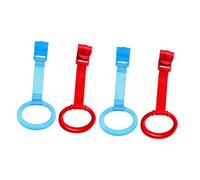 PERSELOSO Anillos de Soporte para Cuna Herramienta de Entrenamiento para Caminar 4 Piezas Material Colores Atraídos Asistente de Pie para Bebés