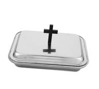 PERSELOSO Bandeja de Multifuncional Inoxidable con Tazas y Tapa Utensilios Religiosos para Ceremonias Eventos y Reuniones Familiares