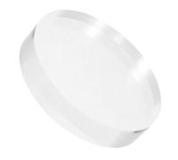 PERSELOSO Base Redonda Acrílica Transparente 10x2 Cm para Joyas y Cosméticos, Expositor Organizador Multiusos para Anillos y Objetos de Colección, Soporte de Exhibición para Escritorio