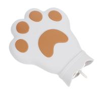PERSELOSO Bolsa de Agua Caliente de Silicona con Forma de Pata de Gato de 250ml con Funda de Tela para Calentar Manos en Invierno Portátil y Aislante