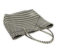 PERSELOSO Bolso de Mano Tejido Tipo Cesta de Plástico Portátil y Multifuncional, Gran Capacidad para Fruta y Pan, Adecuado para Uso al Aire Libre en Bodas de Primavera