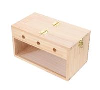 PERSELOSO Caja Nido para Periquitos Nido Decorativo Resistente al para Aves Casa Colgante para Mascotas Accesorio de Jaula para Pájaros Mediano Apertura Lateral Izquierda