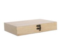 PERSELOSO Caja Organizadora de Madera para Cigarros, Portátil y Creativa, Tapa Abatible, Tamaño Compacto y Diseño Sencillo, Estuche para Almacenamiento y Protección contra Humedad, Adecuado
