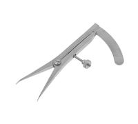 PERSELOSO Cinta Métrica Para Ojos De Calibre Ocular De Acero Inoxidable Herramienta De Medición Para Cirugía De Párpados Dobles Para Bricolaje y Profesional