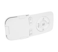 PERSELOSO Control remoto para ventilador de luz de techo en plástico blanco con ajuste de velocidad y silenciosa, módulo de control remoto para ventilador de techo, para uso en