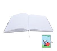 PERSELOSO Cuaderno con Diseño de Panda y Lentejuelas Reversibles A5 con Candado y Llave para Niñas, Papel Ofrece Comodidad al Escribir y Reduce el Sangrado de Tinta en Clase o Cumpleaños