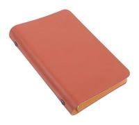 PERSELOSO Cuaderno de Bolsillo Pu Marrón A7, Bloc de Notas Oficina y Escolar, Hojas Sueltas, Mini Libreta Portátil para Diario, Planificación y Escuela, Cuaderno Compacto Ecológico