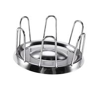 PERSELOSO Cuenco de Comida para Tortugas Inoxidable Dispensador de Alimento para Reptiles Diseño Redondo y Compacto para de Alimentación de Tortugas Acuáticas y Terrestres