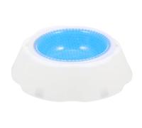 PERSELOSO Cuenco Fácil de Limpiar para Perros y Gatos Azul de PP Base Estable y Función Refrigerante para Mascotas Adecuado para Verano