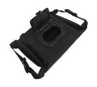 PERSELOSO Dispensador Bolsa de y Húmedas Toallitas Portátil Plegable para de Lona Negra Estuche Reutilizable y Práctico Bebés de para Coche y Camping