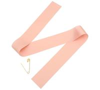PERSELOSO Faja para Fiesta de Bodas DIY en Tela Rosa Dorado, Banda de Graduación Unisex, Accesorio para Despedida de Soltera y Celebraciones, 1 Pieza Alfiler Seguro, Talla Única para
