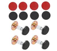 PERSELOSO Fijador De Cabecera Ajustable 52-67 Mm Para Marcos De Cama, Estabilizador Metálico Anti-salpicaduras Actuador Antivibración, Accesorio Silencioso Para Muebles, Pack De 4 Unidades