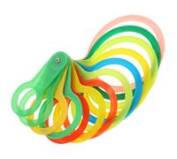 PERSELOSO Juego de Anillos Calibre Diámetro de Frutas de Plástico para Medir Diámetro de Cítricos, Manzanas y Melocotones, Tamaño 30-90 Mm, Herramienta para Clasificación en Color Aleatorio