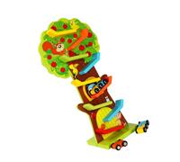 PERSELOSO Juego de para Niños Juguete Educativo Diseño de Madera Juguete de Deslizamiento para Niños para Aprendizaje Desarrollo Cognitivo 4 Niveles