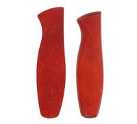 PERSELOSO Mango para Cuchillo de Cocina de Madera Roja sin Perforar, Juego 1 Pieza 4 Pares de Remaches, Accesorio Resistente y Antideslizante para Reparación y Fabricación de Cuchillos