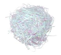 PERSELOSO Papel Triturado Para Relleno De Cajas 100g, Pet Transparente Hilo Brillante De 3mm, Relleno Ligero Para Embalaje, Fiestas, Cumpleaños y Obsequio, Accesorios De Papelería Decorativa