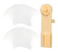 PERSELOSO Placas de Hilo de Coser de Color Claro 30 Piezas Devanador Manual de Plástico para Organización y Bobinado Rápido de Hilos en Bordado y Manualidades