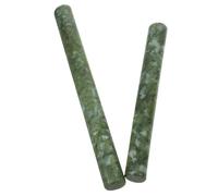 PERSELOSO Rodillo de Jade Verde para Amasar Masa y Obleas, Seguro y Resistente, 2 Piezas para Cocina y Horneado Doméstico