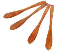 PERSELOSO Set de 4 Cortadores de Madera para Mantequilla y Esparcidor de Crema, Utensilios de Cocina Sintéticos Ideales para Restaurantes y Panaderías