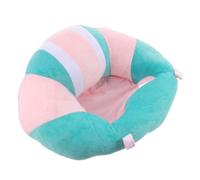 PERSELOSO Sofá para Ñiño de Apoyo y Cojín de Asiento de 45 Cm, Peluche Cristal, Color Verde y Rosa, Asiento Ergonómico para Bebés Que Aprenden a Sentarse, Diseño Seguro y Cómodo