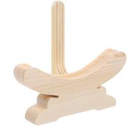 PERSELOSO Soporte de Madera para Pasteles de Té Diseño de Curva Elegante, Estante Decorativo para Exhibir y Organizar Pasteles de Té en Espacios Naturales