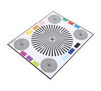 PERSELOSO Tabla de Prueba de Enfoque para Lentes de Cámara Calibración en Papel, Herramienta de Calibración de Color para Montaje CCTV y Fotografía Profesional