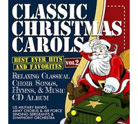 "Pershing's Own" United States of America Army Band Chorus - Classic Christmas Carols V2 - Best Ever Hits & Favorites - Relaxing Classical Choir Songs, Hymns, & Music CD Album - US Military Bands:- Army Chorus & Air Force Singing Sergeants & Symphony Orchestra
