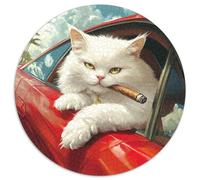 Persian Cat 1000 Pieces Jigsaw Puzzles For Adults Challenging Game Stress Relieving Entertainment Exercise The Memory of The Brain For Adults Gifts 1000pcs (67.5x67.5cm)