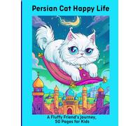 Persian Cat Happy Life: A Fluffy Friend's Journey, 50 Pages for Kids