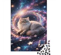 Persian Gato 1000 Piezas De Rompecabezas para Adultos, Rompecabezas Nebulosa cósmica Adultos, Juego De Rompecabezas Regalos Creativos 1000pcs (75x50cm)