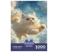 Persian Gato Puzzle 1000 Piezas, Entretenimiento Rompecabezas De Bricolaje, De Noches De Juegos Desafiantes, Colección De Arte, para Adultos Y Niños A Partir De 12 Años 70x50cm/1000pcs