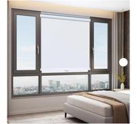 Persiana Enrollable Blackout Térmica 45/60/85/100/125cm, Estores Enrollables Parasol Retráctiles, Cortinas Opacas Sin Taladrar, Persianas Privacidad para Puertas Ventanas,white-130x160cm/51 * 63in