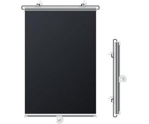 Persiana Enrollable con Ventosa Estor Enrollable Opaco Sin Taladrar, Cortina Opaca Reflectante, Parasol Persianas TelescóPica Estores Enrollables Opacos Estores Temporales Portátiles